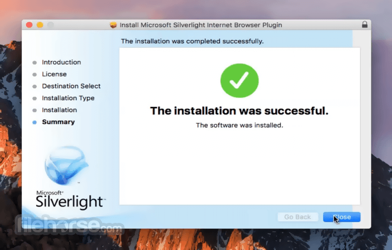 silverlight package for mac
